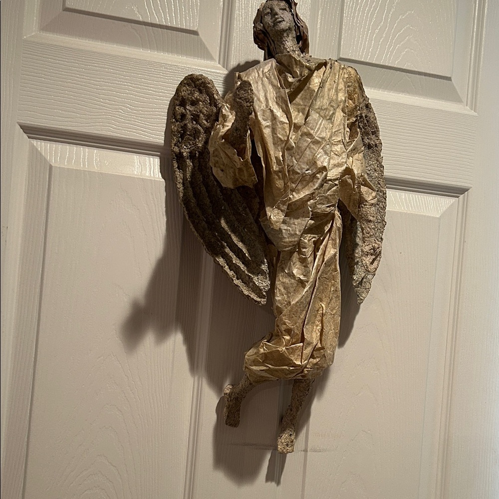 HANDCRAFTED PAPERMACHE & OTHER COMPOSITE OVERSIZE ANGEL